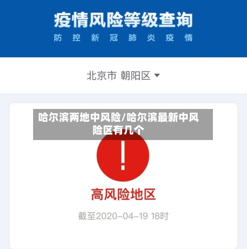 哈尔滨两地中风险/哈尔滨最新中风险区有几个-第2张图片