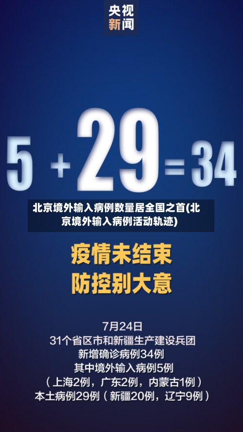 北京境外输入病例数量居全国之首(北京境外输入病例活动轨迹)-第2张图片