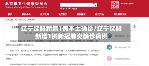 辽宁沈阳新增1例本土确诊/辽宁沈阳新增1例新冠肺炎确诊病例-第2张图片
