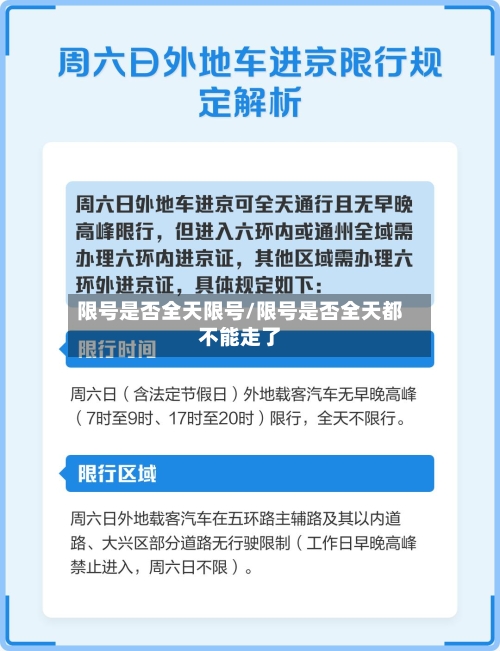 限号是否全天限号/限号是否全天都不能走了-第3张图片
