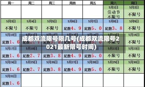 成都双流限号限几号(成都双流限号2021最新限号时间)-第2张图片