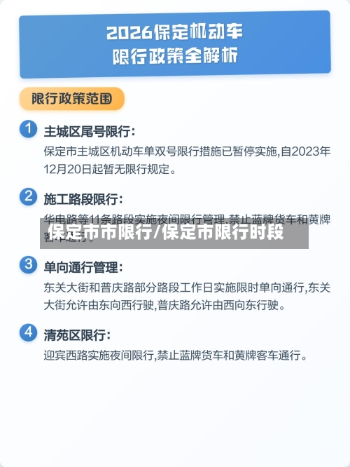 保定市市限行/保定市限行时段