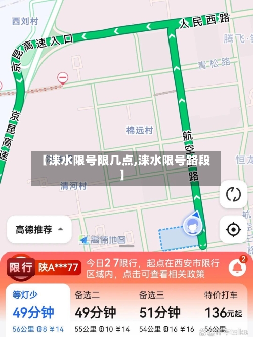 【涞水限号限几点,涞水限号路段】