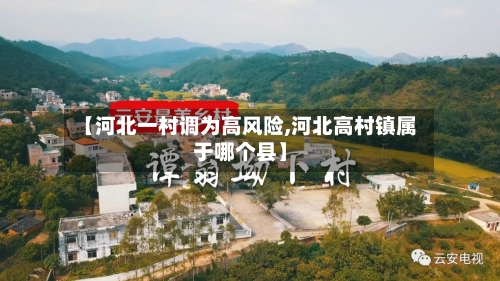 【河北一村调为高风险,河北高村镇属于哪个县】-第2张图片