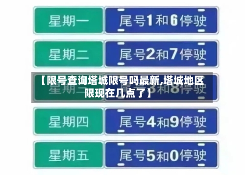 【限号查询塔城限号吗最新,塔城地区限现在几点了】