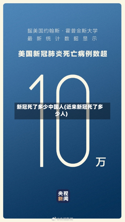 新冠死了多少中国人(近来新冠死了多少人)-第2张图片