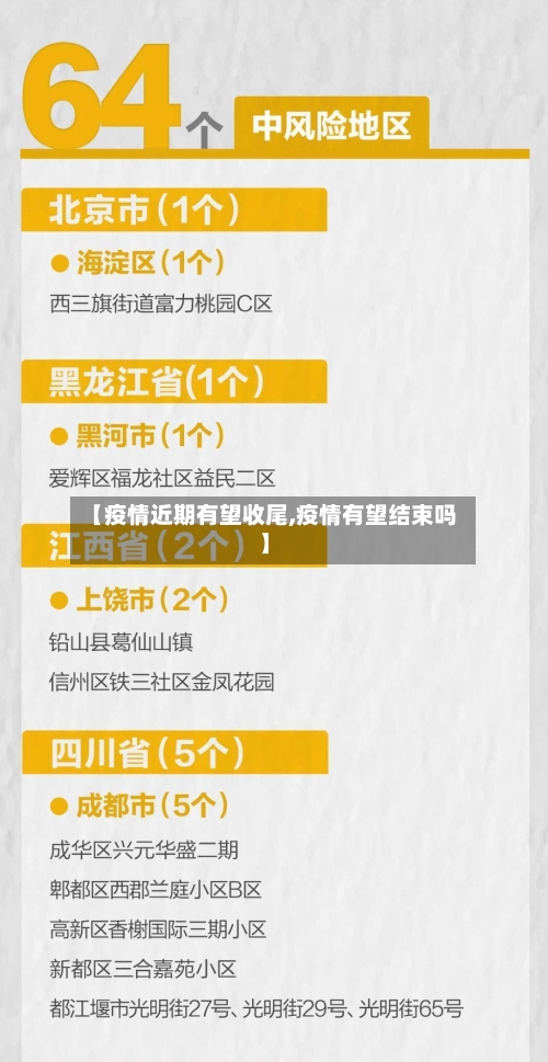 【疫情近期有望收尾,疫情有望结束吗】