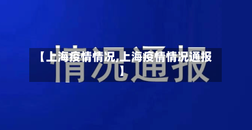 【上海疫情情况,上海疫情情况通报】-第2张图片