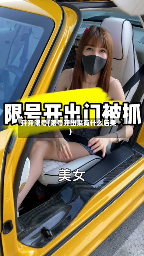 开开限号(限号开出来有什么后果)-第2张图片