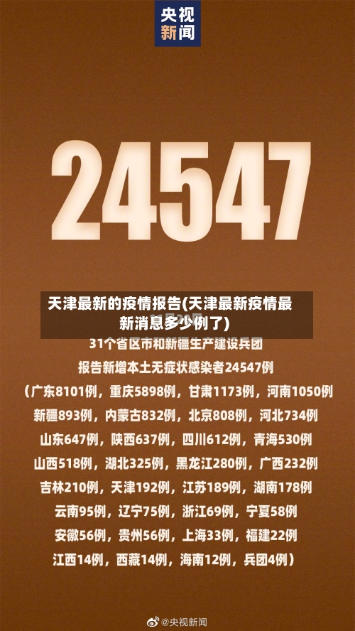 天津最新的疫情报告(天津最新疫情最新消息多少例了)
