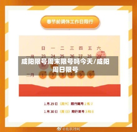 咸阳限号周末限号吗今天/咸阳周日限号-第2张图片