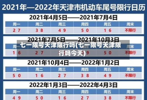 七一限号天津限行吗(七一限号天津限行吗今天)