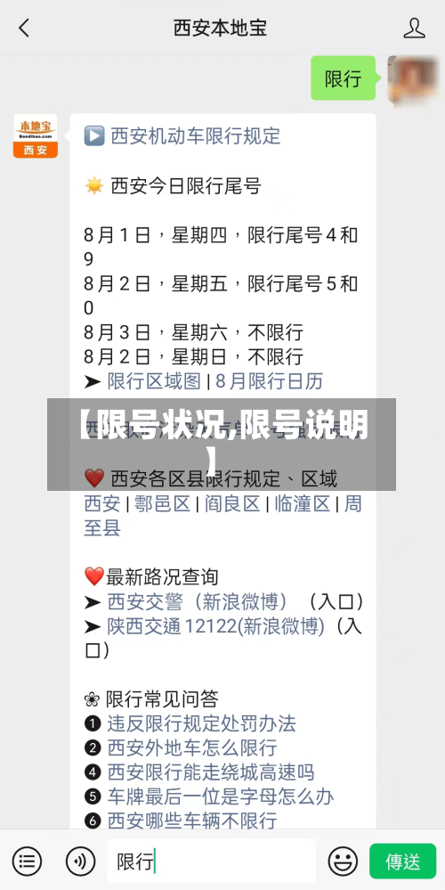 【限号状况,限号说明】