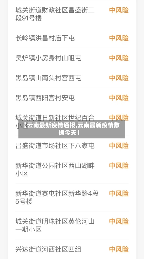 【云南最新疫情通报,云南最新疫情数据今天】-第3张图片