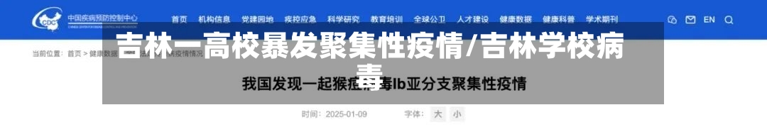 吉林一高校暴发聚集性疫情/吉林学校病毒