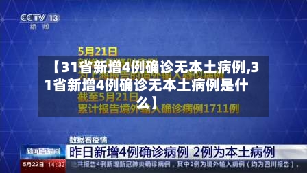 【31省新增4例确诊无本土病例,31省新增4例确诊无本土病例是什么】-第2张图片