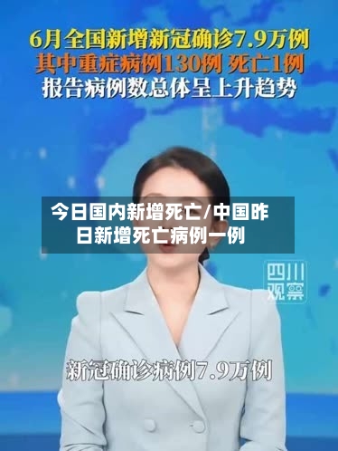 今日国内新增死亡/中国昨日新增死亡病例一例