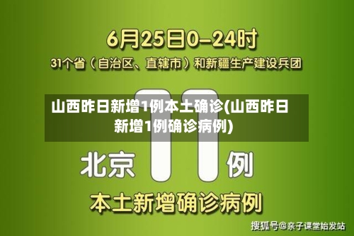 山西昨日新增1例本土确诊(山西昨日新增1例确诊病例)-第2张图片