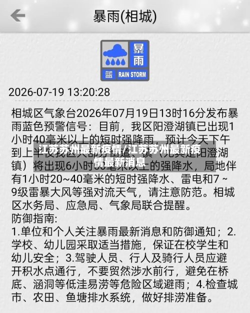 江苏苏州最新疫情/江苏苏州最新疫情最新消息-第3张图片