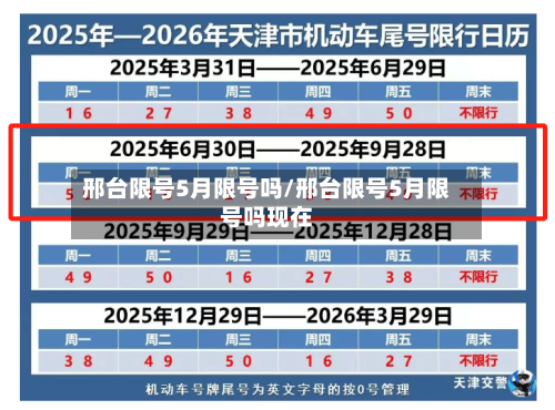 邢台限号5月限号吗/邢台限号5月限号吗现在-第3张图片