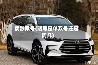 偶数限号(限号是单双号还是周几)