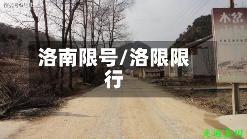 洛南限号/洛限限行-第3张图片