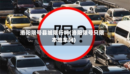 洛阳限号县城限行吗(洛阳限号只限本地车吗)