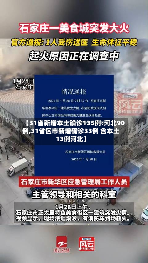 【31省新增本土确诊135例:河北90例,31省区市新增确诊33例 含本土13例河北】