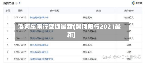 漯河车限行查询最新(漯河限行2021最新)-第2张图片