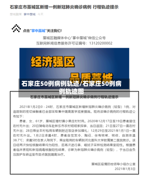 石家庄50例病例轨迹/石家庄50例病例轨迹图
