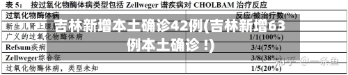 吉林新增本土确诊42例(吉林新增63例本土确诊 !)-第2张图片