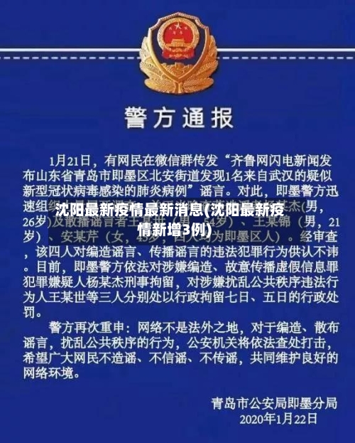 沈阳最新疫情最新消息(沈阳最新疫情新增3例)-第2张图片