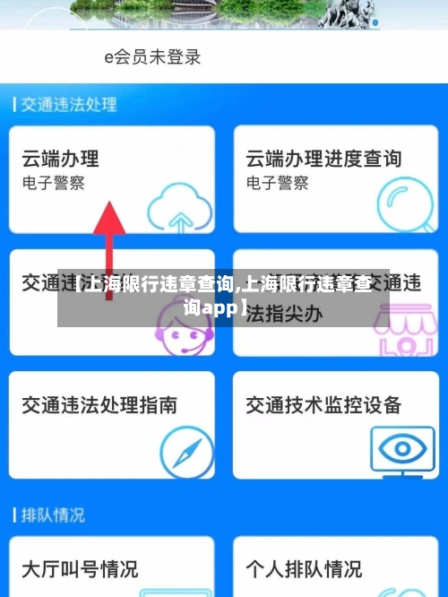 【上海限行违章查询,上海限行违章查询app】
