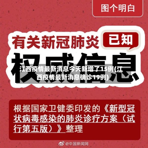 江西疫情最新消息今天新增了15例(江西疫情最新消息确诊19例)