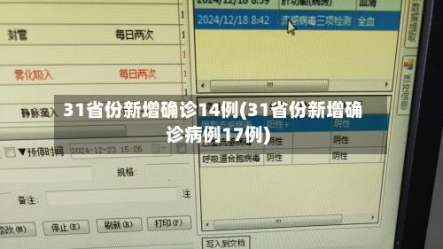 31省份新增确诊14例(31省份新增确诊病例17例)