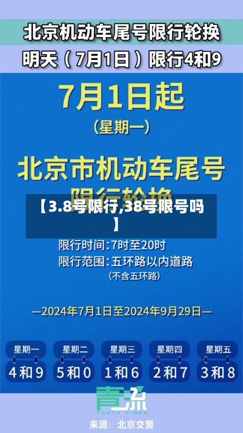 【3.8号限行,38号限号吗】