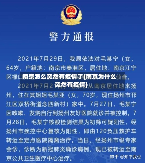 南京怎么突然有疫情了(南京为什么突然有疫情)-第2张图片