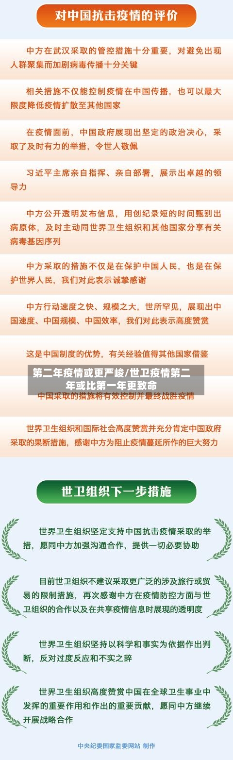 第二年疫情或更严峻/世卫疫情第二年或比第一年更致命-第3张图片