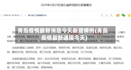 青岛疫情最新消息今天新增病例(青岛疫情最新通报今天)-第2张图片