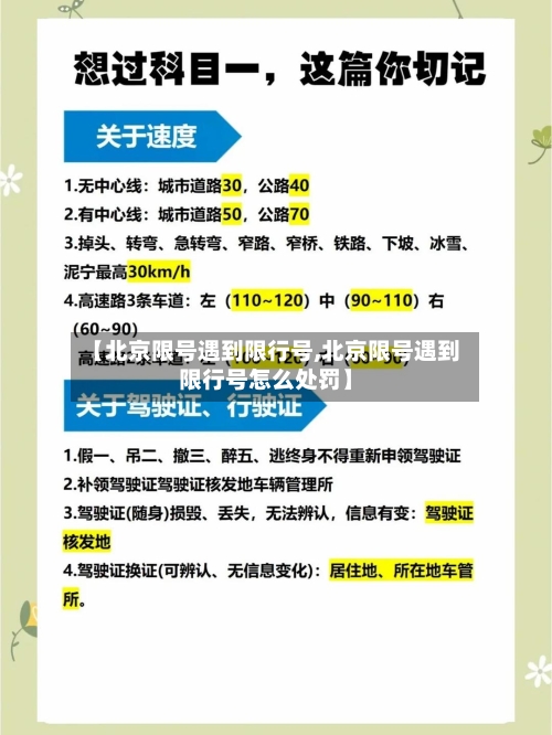 【北京限号遇到限行号,北京限号遇到限行号怎么处罚】-第2张图片