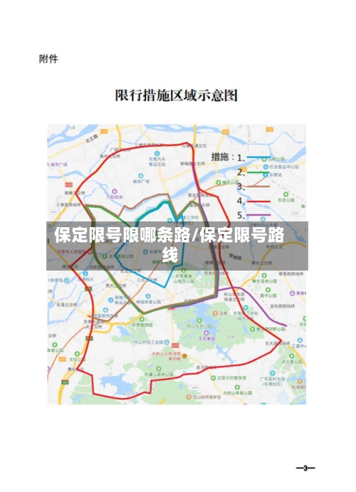保定限号限哪条路/保定限号路线-第2张图片