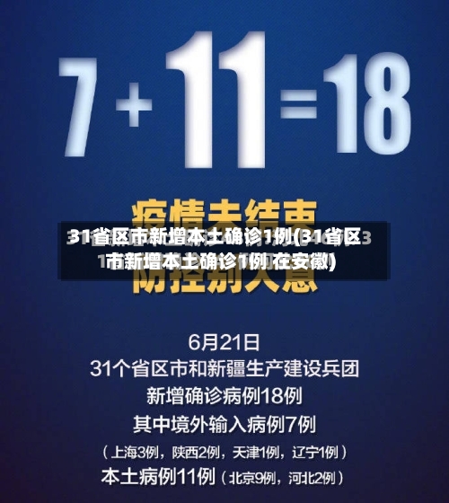 31省区市新增本土确诊1例(31省区市新增本土确诊1例 在安徽)-第2张图片