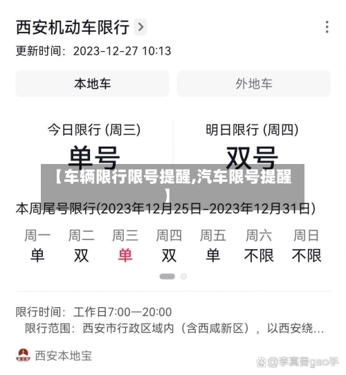 【车辆限行限号提醒,汽车限号提醒】-第2张图片