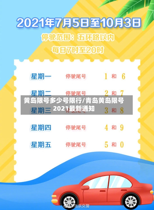 黄岛限号多少号限行/青岛黄岛限号2021最新通知-第2张图片