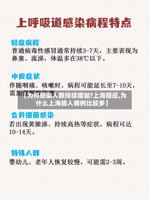 【为何感染人数持续增加?上海回应,为什么上海输入病例比较多】