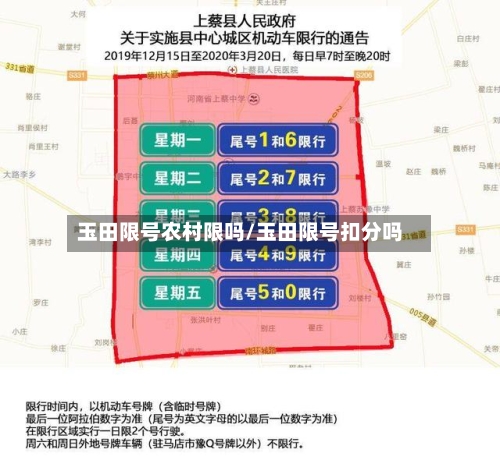 玉田限号农村限吗/玉田限号扣分吗