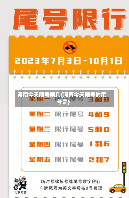 河南今天限号限几(河南今天限号的尾号是)-第3张图片