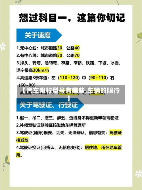 【汽车限行型号有哪些,车辆的限行】-第2张图片