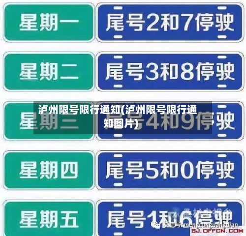 泸州限号限行通知(泸州限号限行通知图片)