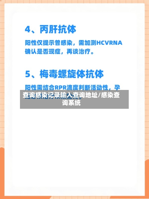 查询感染记录输入查询地址/感染查询系统